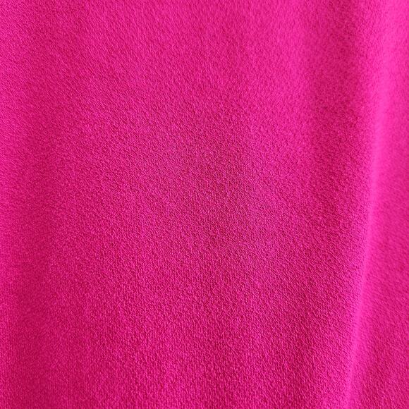 Live in the Moment Women's Size Medium Small Crop Hot Pink/White Long Sleeve New - Picture 4 of 5